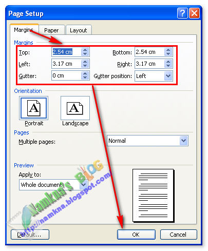 Cách căn chỉnh lề trong Word 2003, 2007, 2010, 2013