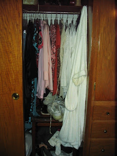 Unorganized Bedroom Closet