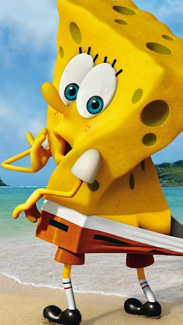 Fundo para Celular Bob Esponja Engraçado, hd, 4k. 