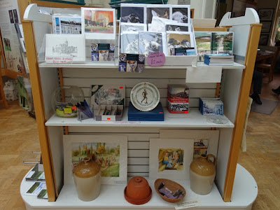 Greeting cards and art for sale at Calne Heritage Centre.