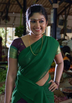 Actress Mithra Kurian Hot in Half Saree Photos