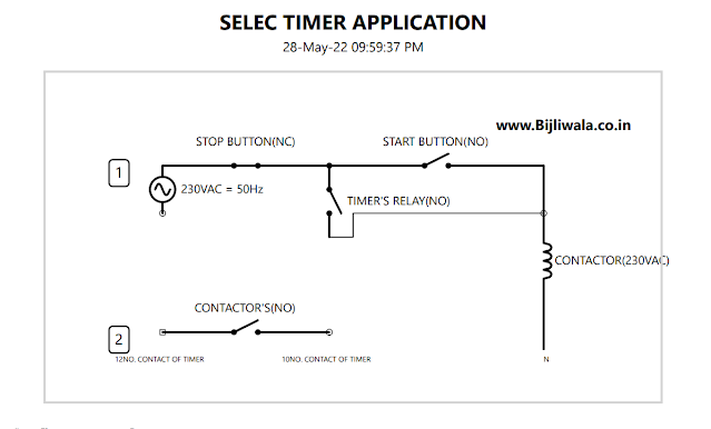 Wiring for timer Application