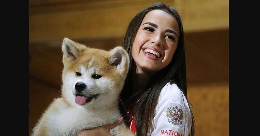 アリーナ ザギトワが日本の秋田犬 まさる を贈られ大喜び 海外の反応 かいこれ 海外の反応 コレクション