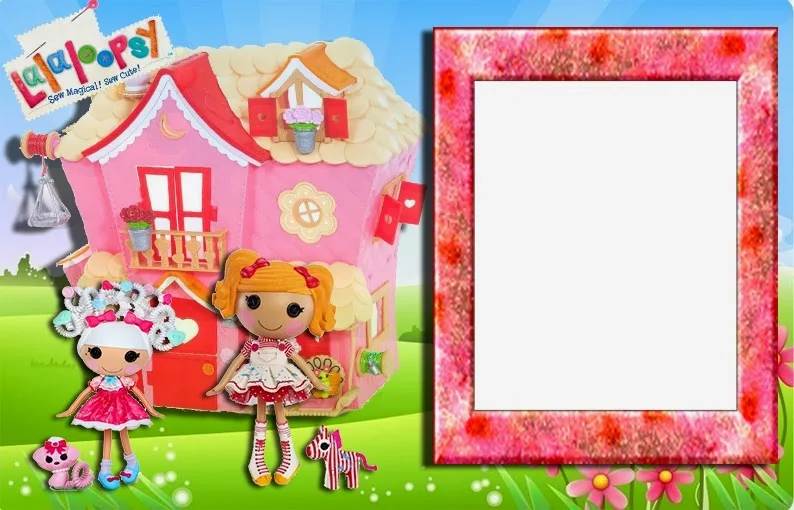 Lalaloopsy: Free Printable Invitations, Labels or Cards.