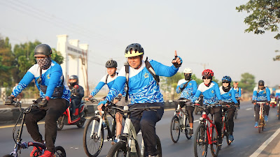 Fun Bike Keluarga Besar Puspomal Ke Cirebon Wujudkan Kebersamaan Dan Kegembiraan