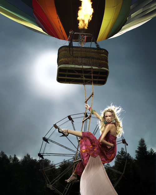 Лорен Бри Хардинг, участница 11 сезона ТМПА, фотосессия на воздушном шаре. 