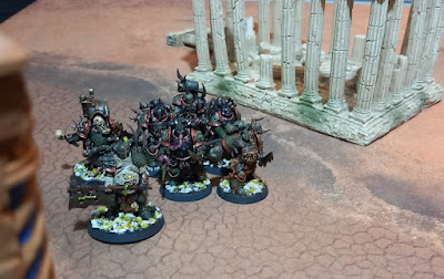 Warhammer 40k battle report: Space Marines vs Death Guard, 500pts