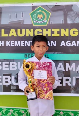 M. Habibullah Siswa SDN 2 Suntu Raih Juara 1 Tahfidz Jus 30 Tingkat SD/MI Se Pulau Sumbawa