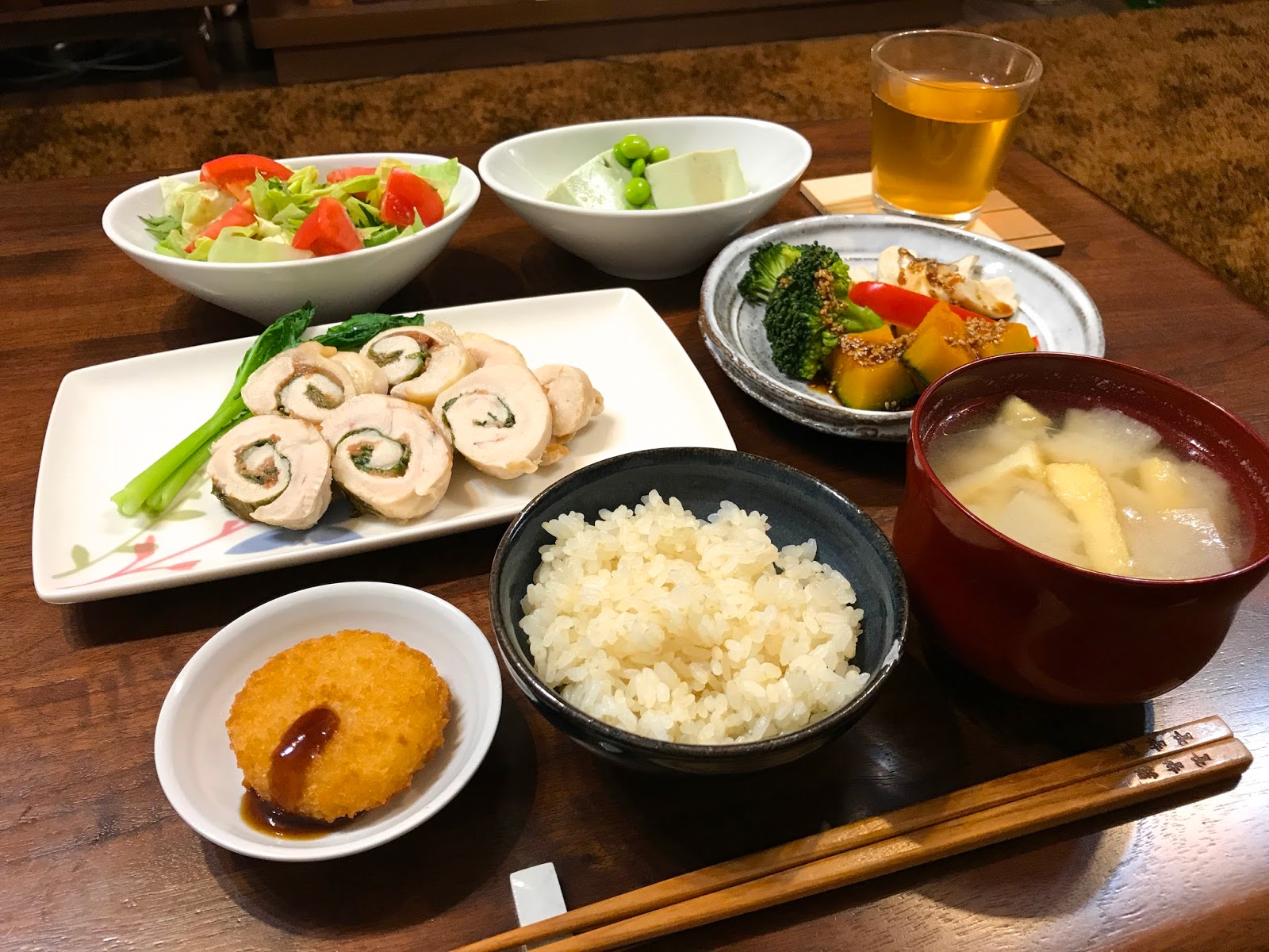 てっちゃんちのおいしい献立 鶏肉の梅しそロール巻き