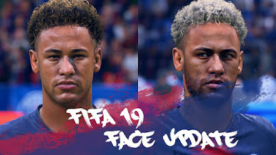 FIFA 19 Faces Neymar Jr by CrazyRabbit