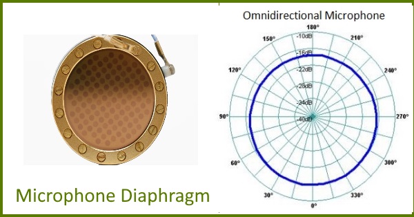 omnidirectional-microphone-diaphragm-and-polar-pattern