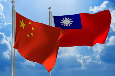 China Taiwan Flags