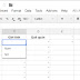 Tạo list danh sách chọn - sổ xuống - drop down trên google sheet