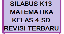 Silabus K13 Matematika Kelas 4 Semester 1 2 Revisi Terbaru Kherysuryawan Id