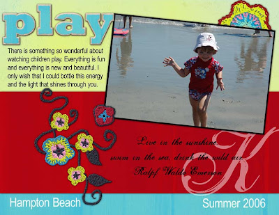 Scrapbook Layout by Julie Kelley, Creative Team Member