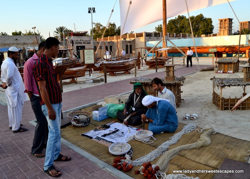 Dubai Cultural Tour: fishing village at Dubai Heritage Village