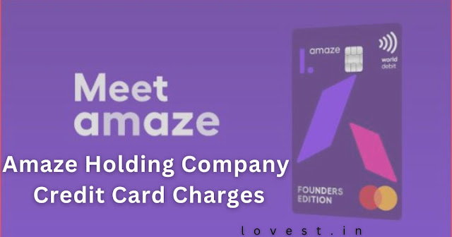 Amaze Holding Company Credit Card Charge