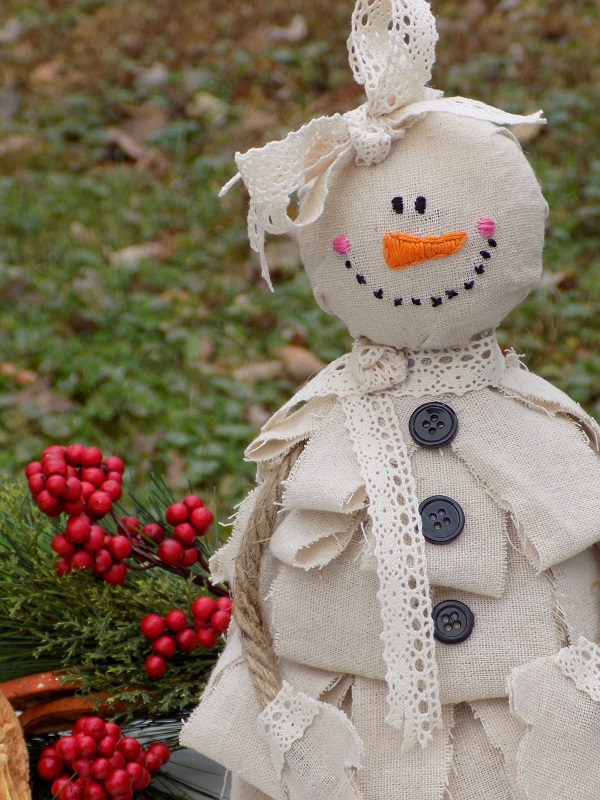 DIY Dollar Tree Funnel Set Snowman Christmas Winter Decor