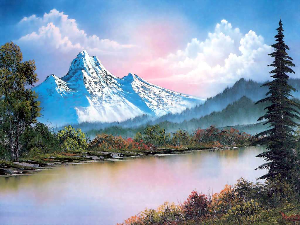 Bob Ross Landscape Paintings