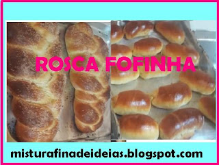 Receita de rosca fofa e pães caseiros