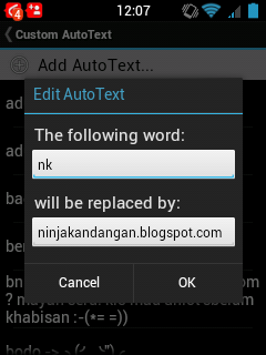 Cara Menambahkan Auto Teks SmartKeyboard Pro