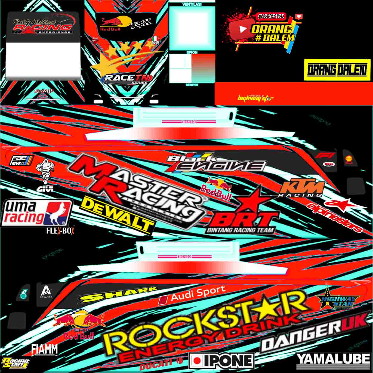 livery bussid racing shd