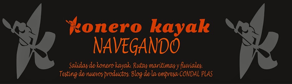 konero kayak navegación