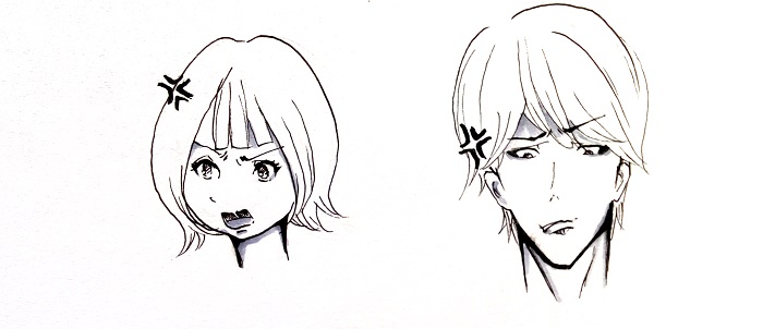 Cara menggambar berbagai ekspresi wajah manga MAYAGAMI