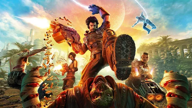 Bulletstorm Game HD wallpaper. Click on the image above to download for HD, Widescreen, Ultra HD desktop monitors, Android, Apple iPhone mobiles, tablets.