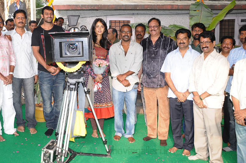 Prabhas Rebel Movie Opening Stills Anushka Rebel Movie Launch Photo Gallery function pics
