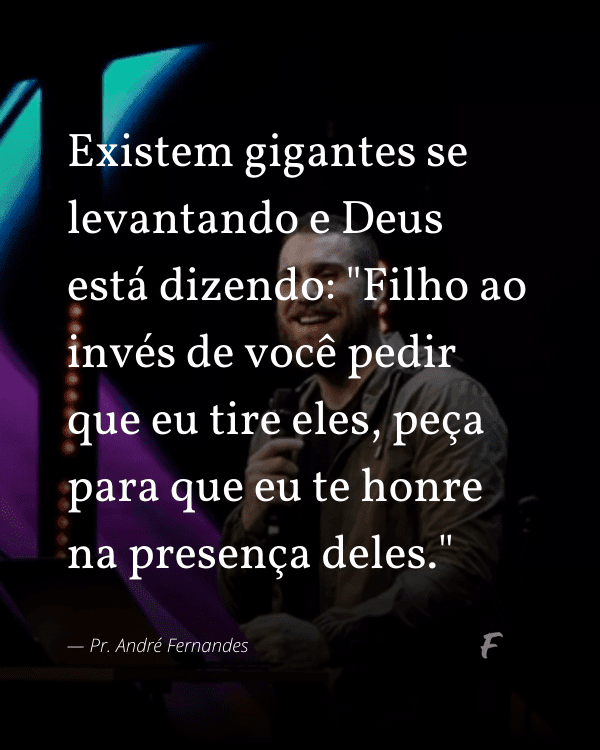 pastor andre fernandes frases