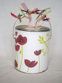 decorated paint can