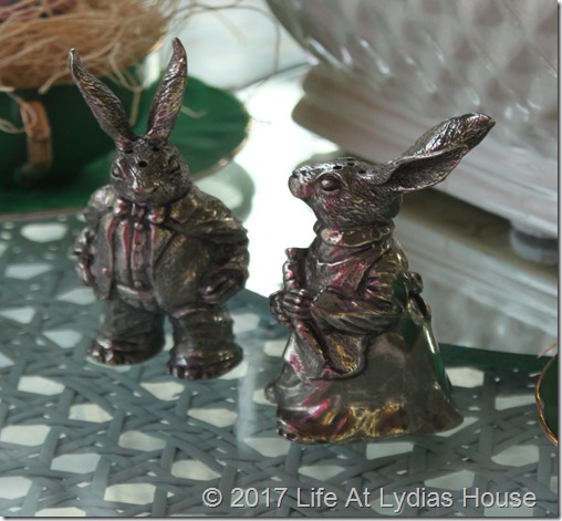 pewter rabbits