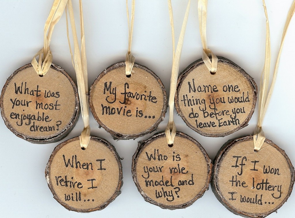 What a great way to get your guests talking at your ecofriendly wedding 