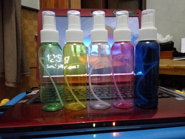 Botol Spray 30 ml, 60 ml, 100, ml, 120 ml, 100 ml gold/silver, 250 ml gold/silver, 