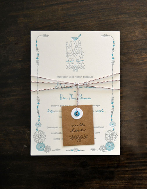 Bohemian Chic Wedding Inspiration Stationery