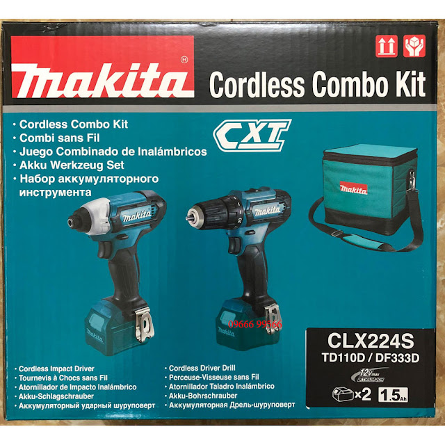 Đánh giá thiết kế bộ máy khoan CLX224S Makita