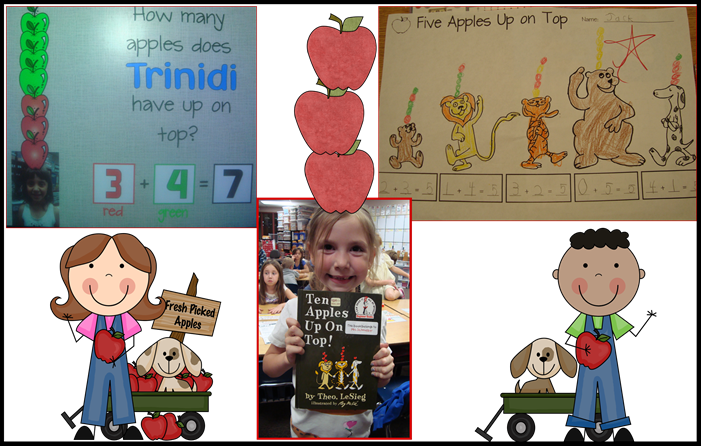 apples up on top