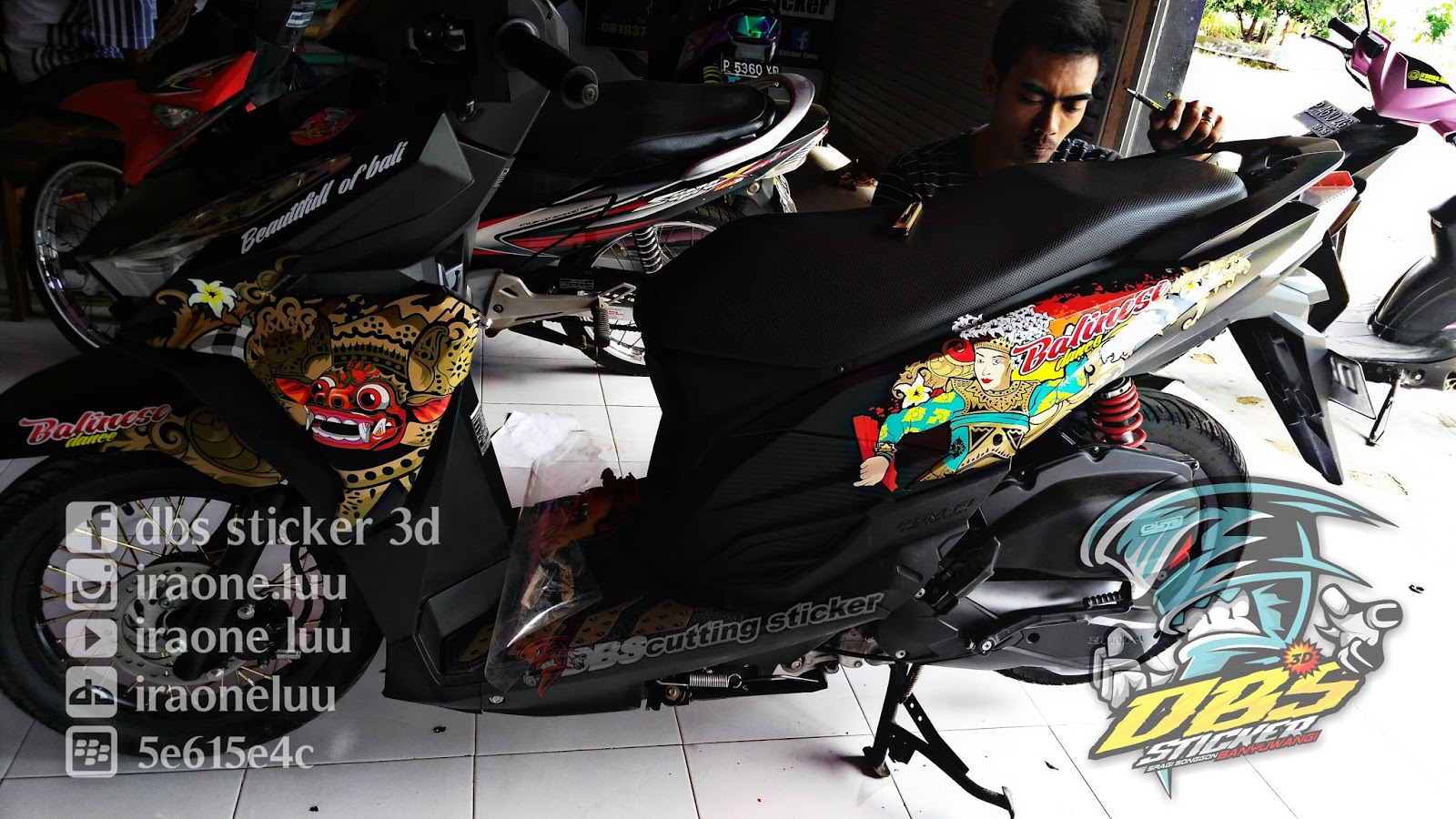 Modifikasi Vario 150 Cutting Sticker Kumpulan Modifikasi Motor Vario