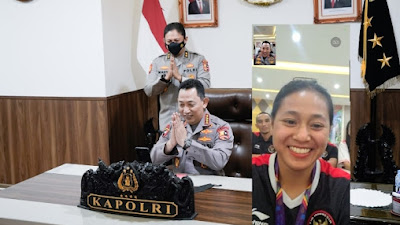 Video Call Pesepeda Peraih Medali Sea Games, Kapolri: Indonesia Sangat Bangga