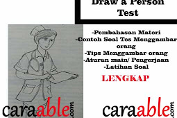 Penjelasan dan Contoh Tes Psikotes Menggambar Orang Beraktivitas / Draw a Person (DAP) Test + Rahasia Penilaiannya