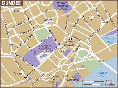 Map of Dundee City Pictures