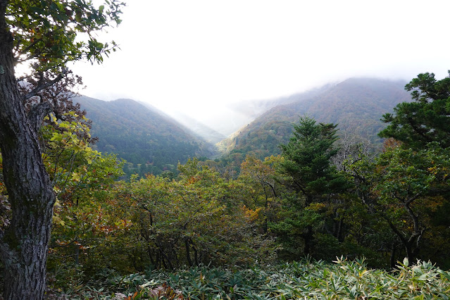 鳥取県西伯郡大山町大山　寂静山の山頂からの眺望