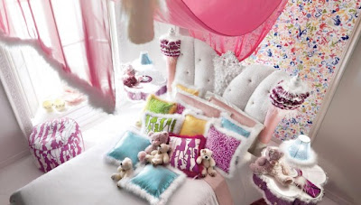 Charming and Opulent Pink Girls Room