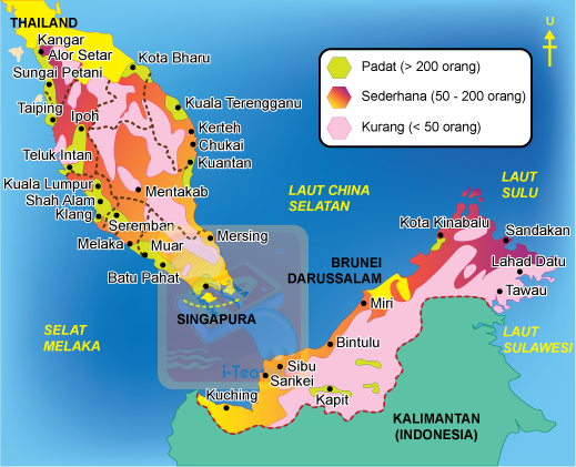 Geografi: Taburan Penduduk