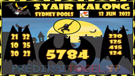 Prediksi Sydney Kalong Keramat Senin 13-Juni-2022