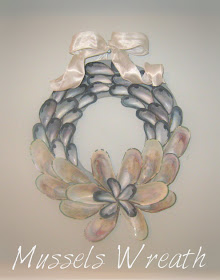 mussels shell wreath