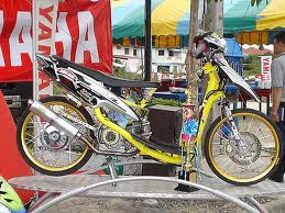 Mio modifikasi velg 17 jari jari Motor drag thay look