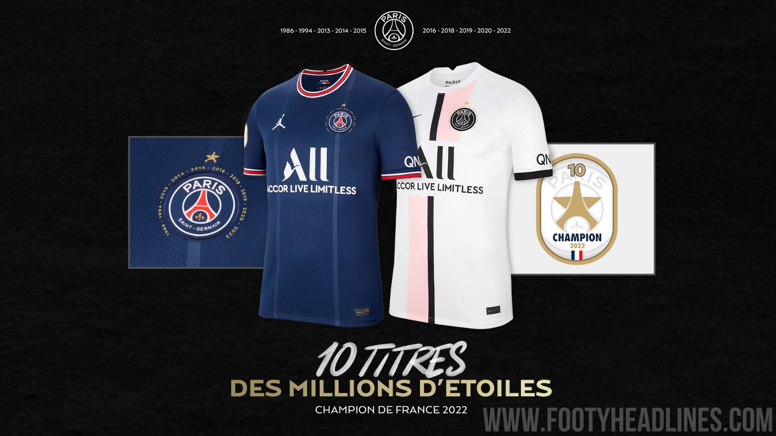 Paris Saint-Germain 2021-22 Kits