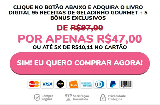 comprar curso de geladinho gourmet